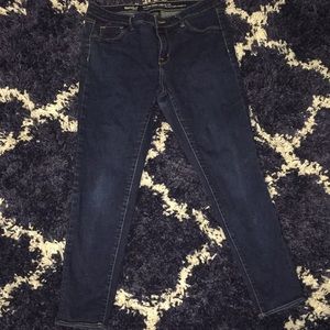 Mossimo midrise denim leggings crop size 10/30